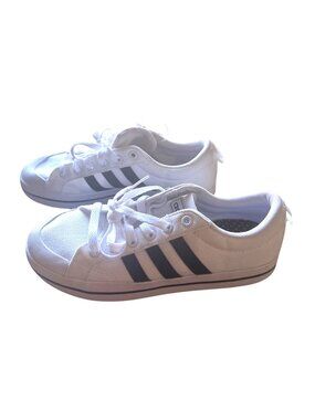Adidas Size 7.5 Lace Up Athletic Running Sneakers  Women White NEW